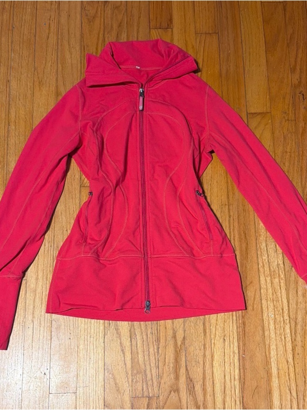 lululemon athletica Coral Pink Full-Zip Hooded Jacket